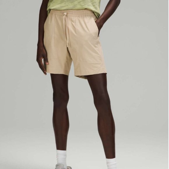 lululemon athletica Other - Lululemon Bowline Short 8" Stretch Ripstop Trench beige Mens Size Medium 2021